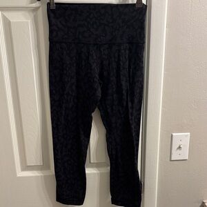 lululemon athletica Black Patterned Leggings
